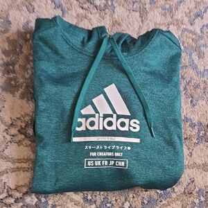 Adidas Teal Pullover with Logo